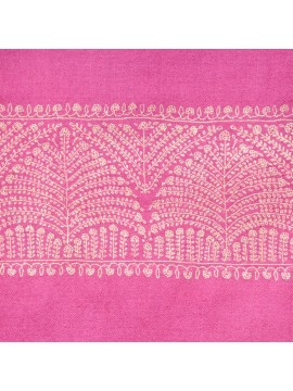 EMMA ROSA, echte Pashmina-Stola aus 100% Kaschmir, handbestickt