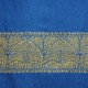 EMMA BLAU, echte Pashmina-Stola aus 100% Kaschmir, handbestickt
