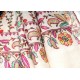 Genuine pashmina shawl 100% cashmere multicolored with full reversible embroideries 