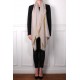 LINA BEIGE en GOUD, 100% cashmere handgeborduurde pashmina stola