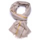 ELNA GOLD, echte handbestickte Pashmina-Stola 100% Kaschmir