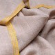 ELNA GOLD, echte handbestickte Pashmina-Stola 100% Kaschmir