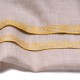 ELNA GOLD, echte handbestickte Pashmina-Stola 100% Kaschmir