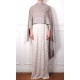 PATTY BEIGE, echte Pashmina-Stola aus 100% Kaschmir, handbestickt