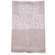 PATTY BEIGE, echte Pashmina-Stola aus 100% Kaschmir, handbestickt
