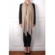 IDA OR, châle véritable pashmina 100% cachemire brodé main