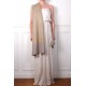 IDA OR, châle véritable pashmina 100% cachemire brodé main
