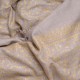 IDA OR, châle véritable pashmina 100% cachemire brodé main