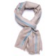 ELNA BLAU, echte handbestickte Pashmina-Stola 100% Kaschmir