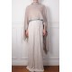 ELNA BLAUW, 100% cashmere handgeborduurde pashmina stola