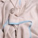 ELNA BLUE, real pashmina 100% cashmere with handmade embroideries