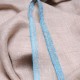 ELNA BLAU, echte handbestickte Pashmina-Stola 100% Kaschmir