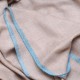ELNA BLAU, echte handbestickte Pashmina-Stola 100% Kaschmir
