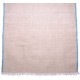 ELNA BLUE, real pashmina 100% cashmere with handmade embroideries