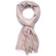 ELNA ROSA, estola pashmina 100% cachemira bordada a mano