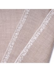 ELNA WEISS, echte handbestickte Pashmina-Stola 100% Kaschmir