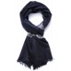EMMA NIGHT, hand-embroidered 100% cashmere pashmina stole