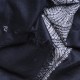 EMMA NIGHT, hand-embroidered 100% cashmere pashmina stole