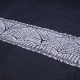 EMMA NIGHT, hand-embroidered 100% cashmere pashmina stole