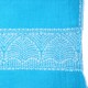 EMMA TURQUOISE, hand-embroidered 100% cashmere pashmina stole