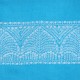 EMMA TURQUOISE, hand-embroidered 100% cashmere pashmina stole