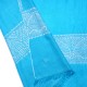 EMMA TURQUOISE, hand-embroidered 100% cashmere pashmina stole