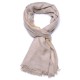 LINA BEIGE en GOUD, 100% cashmere handgeborduurde pashmina stola