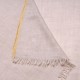 LINA BEIGE en GOUD, 100% cashmere handgeborduurde pashmina stola