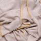 LINA BEIGE en GOUD, 100% cashmere handgeborduurde pashmina stola