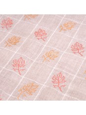 ARIEL BEIGE, stola pashmina ricamata a mano in 100% cashmere