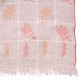 ARIEL BEIGE, étole véritable pashmina 100% cachemire brodé main