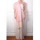 JULIA CREAM, real pashmina 100% cashmere with handmade embroideries
