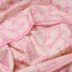 JULIA CREMA, stola vera Pashmina 100% cashmere ricamata a mano