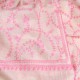 JULIA CREMA, stola vera Pashmina 100% cashmere ricamata a mano