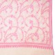 JULIA CREMA, stola vera Pashmina 100% cashmere ricamata a mano