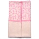 JULIA CREMA, stola vera Pashmina 100% cashmere ricamata a mano