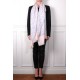 ZOE BLAUW, echte Pashmina stola 100% handgeborduurd cashmere