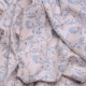 ZOE BLUE, real pashmina 100% cashmere natural with full handmade embroideries