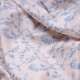 ZOE BLAUW, echte Pashmina stola 100% handgeborduurd cashmere