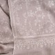 LARA BEIGE, scialle Pashmina ricamato a mano in 100% cashmere