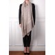 LARA BEIGE, scialle Pashmina ricamato a mano in 100% cashmere