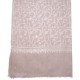 LARA BEIGE, scialle Pashmina ricamato a mano in 100% cashmere