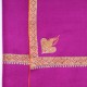 ASHLEY ROSA, echter Pashmina-Schal aus 100% Kaschmir, handbestickt