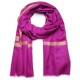 ASHLEY ROSA, echter Pashmina-Schal aus 100% Kaschmir, handbestickt