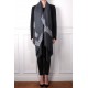 CHABI GREY, hand-embroidered 100% cashmere pashmina shawl