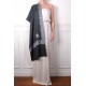 CHABI GREY, hand-embroidered 100% cashmere pashmina shawl