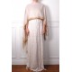 NOMI BEIGE, echter Pashmina-Schal aus 100% Kaschmir, handbestickt