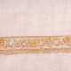 NOMI BEIGE, echter Pashmina-Schal aus 100% Kaschmir, handbestickt