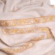 NOMI BEIGE, echter Pashmina-Schal aus 100% Kaschmir, handbestickt
