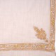 NOMI BEIGE, echter Pashmina-Schal aus 100% Kaschmir, handbestickt